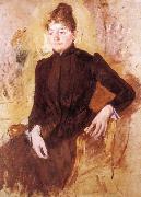 Mary Cassatt The woman in Black oil painting reproduction